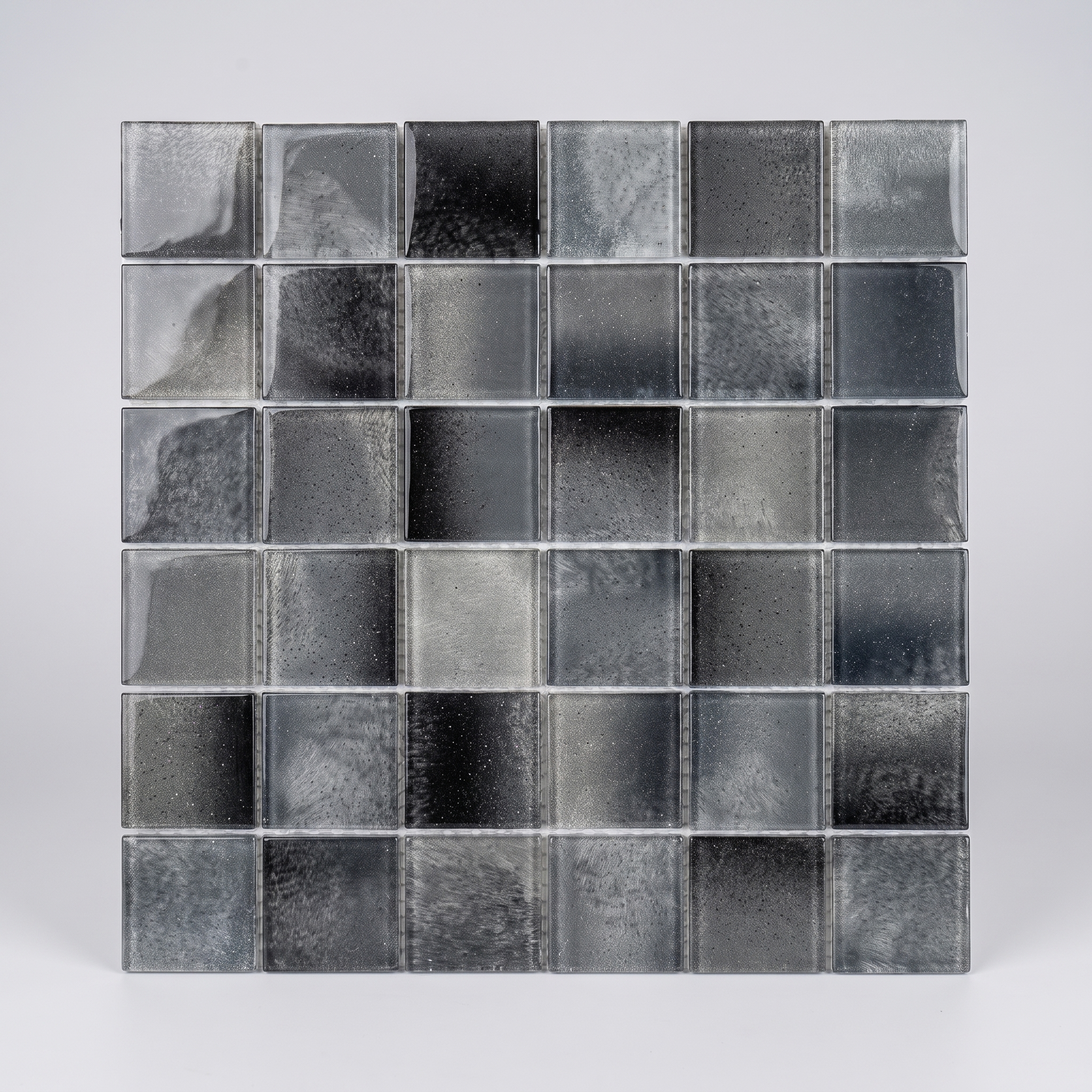Glasmosaik Mosaikfliese Nizza 48×48 mm & 23×23×4 mm 
